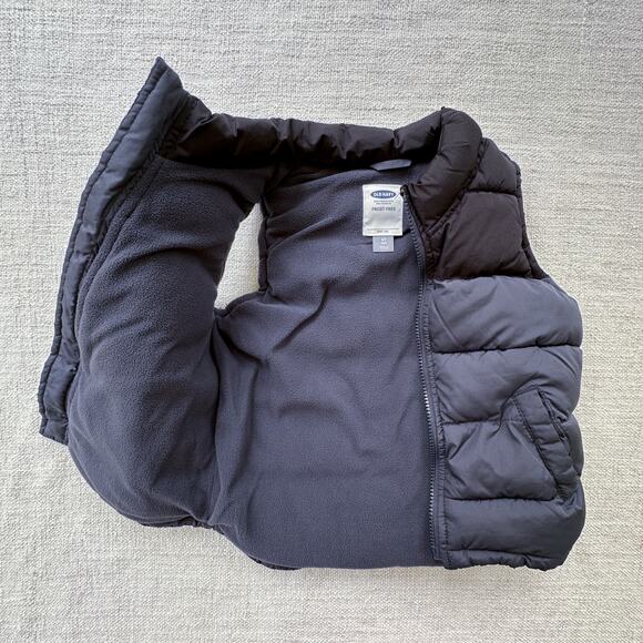 Old Navy Black Puffer Vest EUC 4T - Picture 4 of 5